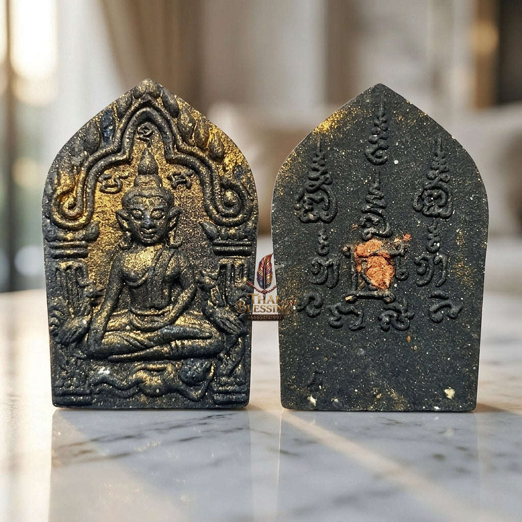 💥 THE STUNNING SOUTHERN MASTERPIECE OF ULTIMATE WEALTH & GOLDEN PAT-THONG PRESTIGE: THE WAT SUCHON KHUNPHAEN YOT SETTHI (HOLY POWDER & GOLD-PAINTED EDITION, BE 2564)! Thai Blessing Co By RURUECHA