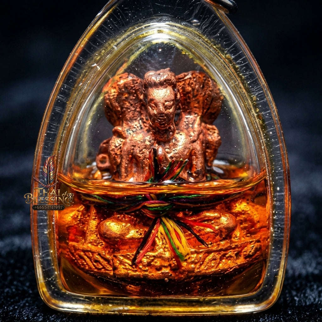 💥 THE SUPREME MASTER-GRADE DUAL-SPIRIT SEDUCTION PENDANT: THE KRU BA DHECH ONG KRU PHRAI SAWAT!  Sacred "Khun Phaen Phrai Sawat Phrai Song Nang Ong Kru Thai Blessing Co By RURUECHA