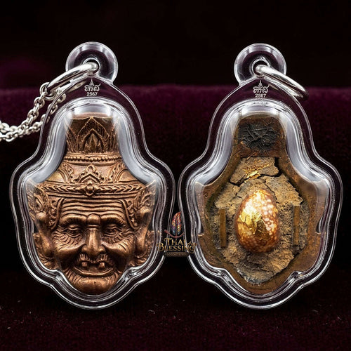 💥 THE SUPREME MASTERPIECE OF DIVINE HERMIT SOVEREIGNTY & WAT KLANG BANG KHAU ALCHEMY: THE PHRA ACHAN SANYA PHRA RUEASI NAROD (JINDAMANI BEGIA EDITION)! Thai Blessing Co By RURUECHA