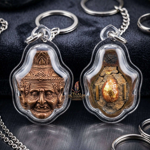 💥 THE SUPREME MASTERPIECE OF DIVINE HERMIT SOVEREIGNTY & WAT KLANG BANG KHAU ALCHEMY: THE PHRA ACHAN SANYA PHRA RUEASI NAROD (JINDAMANI BEGIA EDITION)! Thai Blessing Co By RURUECHA