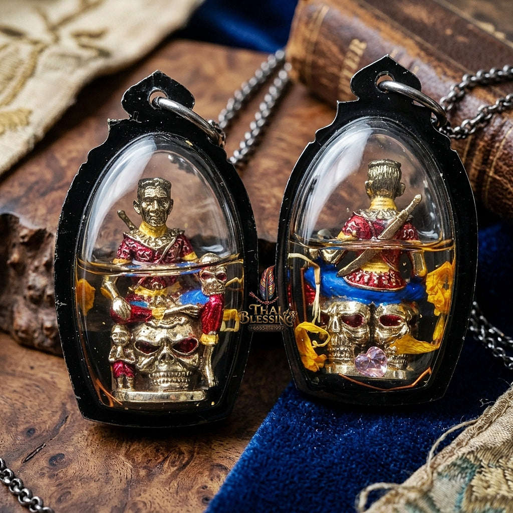 💥 THE SUPREME MASTERPIECE OF MONUMENTAL WEALTH & NECROMANTIC SOVEREIGNTY: THE MAHA CHANUAN PRAI KUMAN KHUN PHAEN!  Sacred "Khun Phaen Prai Kuman (Master-Grade Necromantic Khun Phaen) Thai Blessing Co By RURUECHA
