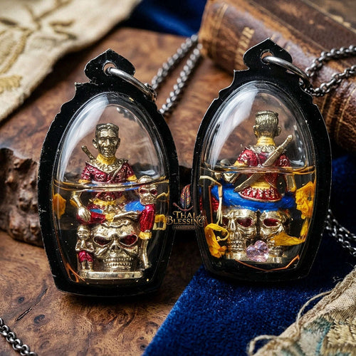 💥 THE SUPREME MASTERPIECE OF MONUMENTAL WEALTH & NECROMANTIC SOVEREIGNTY: THE MAHA CHANUAN PRAI KUMAN KHUN PHAEN!  Sacred "Khun Phaen Prai Kuman (Master-Grade Necromantic Khun Phaen) Thai Blessing Co By RURUECHA