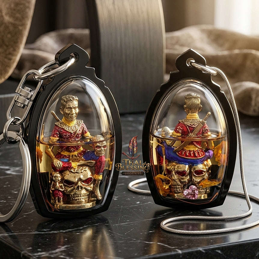 💥 THE SUPREME MASTERPIECE OF MONUMENTAL WEALTH & NECROMANTIC SOVEREIGNTY: THE MAHA CHANUAN PRAI KUMAN KHUN PHAEN!  Sacred "Khun Phaen Prai Kuman (Master-Grade Necromantic Khun Phaen) Thai Blessing Co By RURUECHA
