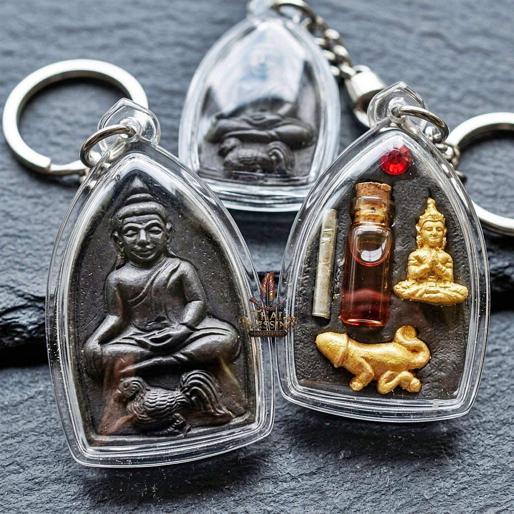 💥 THE SUPREME MASTERPIECE OF NECROMANTIC ENTHRALLMENT: THE KHRU BA BAENG MAHA HLONG SUD RAK SAEN SANEHA (OCCULT POWDER EDITION)!  Sacred "Khun Phaen Maha Hlong – Sud Rak Saen Saneh Edition Thai Blessing Co By RURUECHA