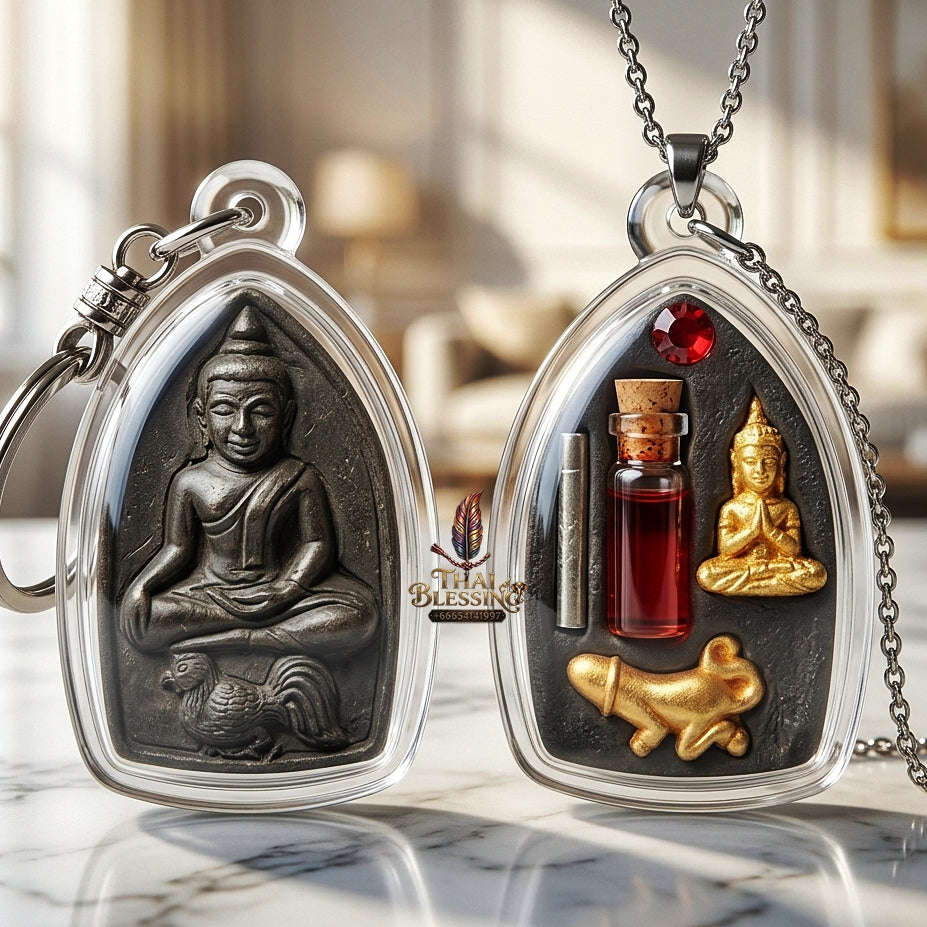 💥 THE SUPREME MASTERPIECE OF NECROMANTIC ENTHRALLMENT: THE KHRU BA BAENG MAHA HLONG SUD RAK SAEN SANEHA (OCCULT POWDER EDITION)!  Sacred "Khun Phaen Maha Hlong – Sud Rak Saen Saneh Edition Thai Blessing Co By RURUECHA