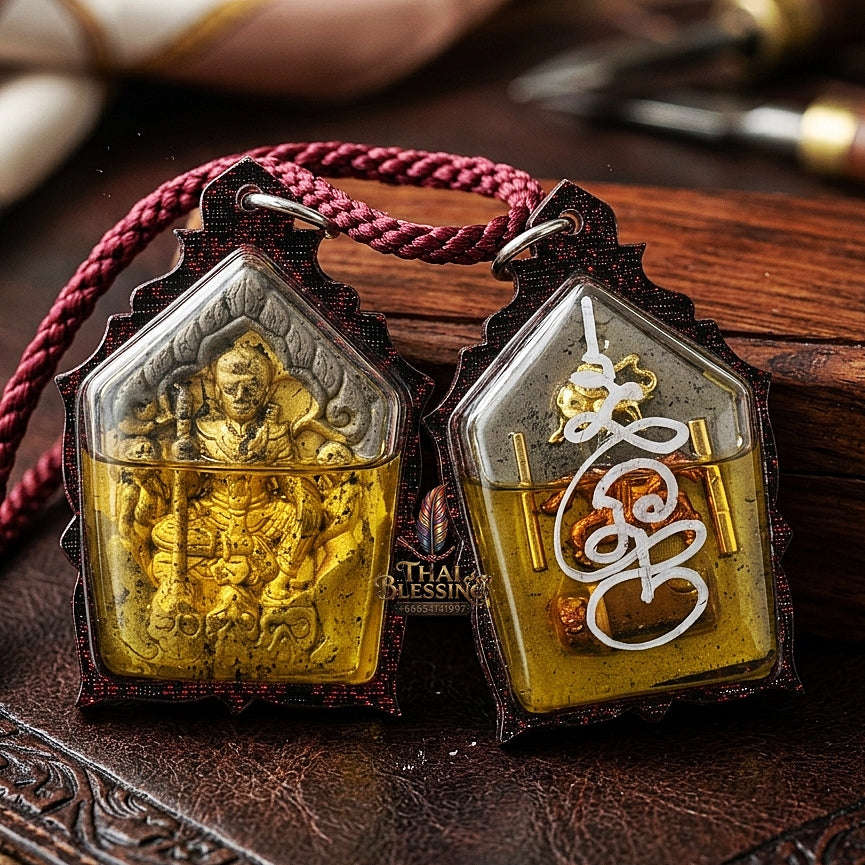 💥 THE SUPREME MASTERPIECE OF NECROMANTIC SEDUCTION: THE PRAI KUMAN KHUN PHAEN TON RAK!  Sacred "Khun Phaen Ton Rak Saen Saneh (Supreme Love & Charm Khun Phaen) Thai Blessing Co By RURUECHA