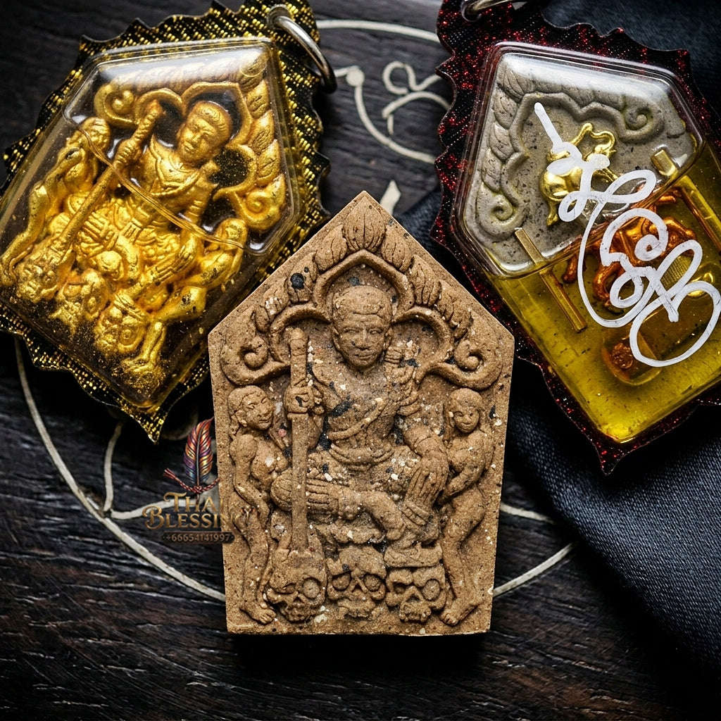 💥 THE SUPREME MASTERPIECE OF POTENT TWIN-HERB INFLUENCE: THE YA FAED KHUN PHAEN TON RAK!  Sacred "Khun Phaen Ton Rak Saen Saneh (Supreme Love & Charm Khun Phaen) Thai Blessing Co By RURUECHA