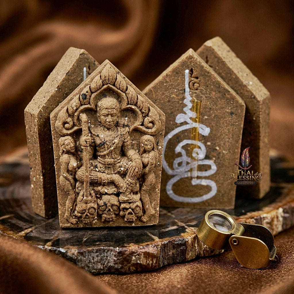 💥 THE SUPREME MASTERPIECE OF POTENT TWIN-HERB INFLUENCE: THE YA FAED KHUN PHAEN TON RAK!  Sacred "Khun Phaen Ton Rak Saen Saneh (Supreme Love & Charm Khun Phaen) Thai Blessing Co By RURUECHA