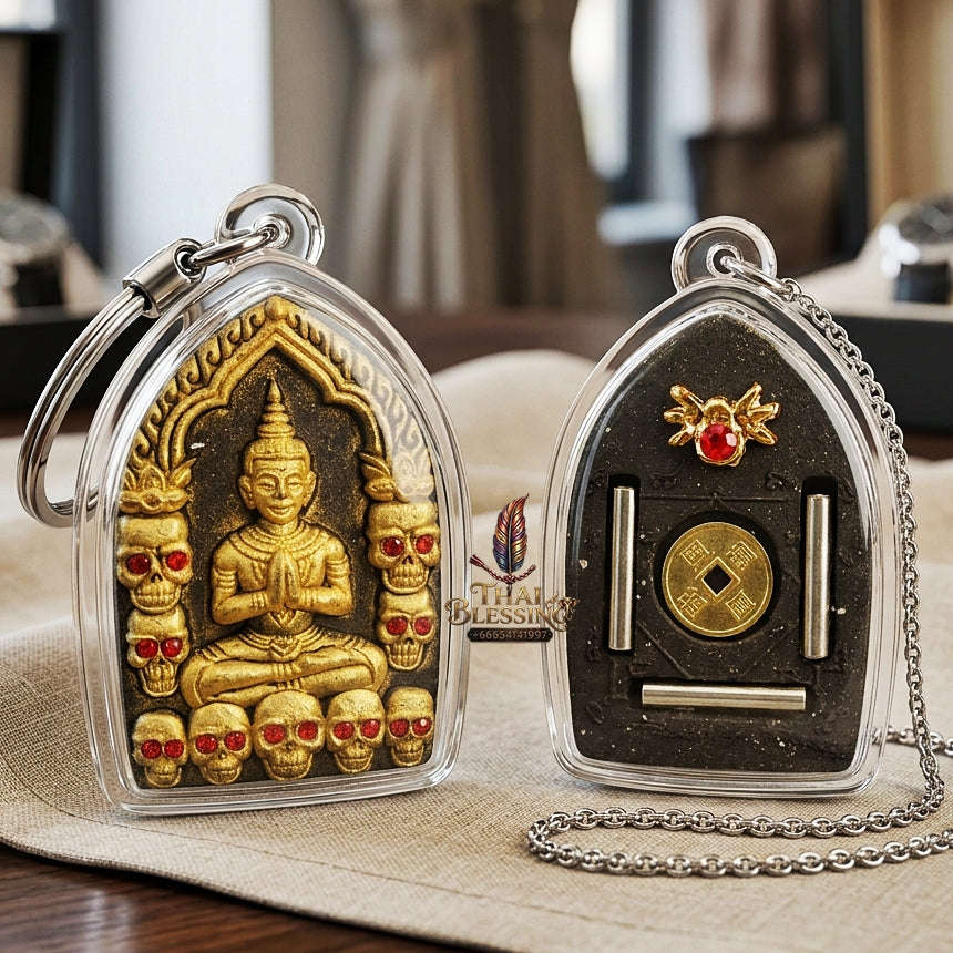 💥 THE SUPREME MILLIONAIRE'S WEALTH MASTERPIECE: THE LUANG PHO KLOM MAHA LAF NGERN LAN KHUN PHAEN!  Sacred "Khun Phaen Phrai Thong Riak Sap Krasip Choke Thai Blessing Co By RURUECHA
