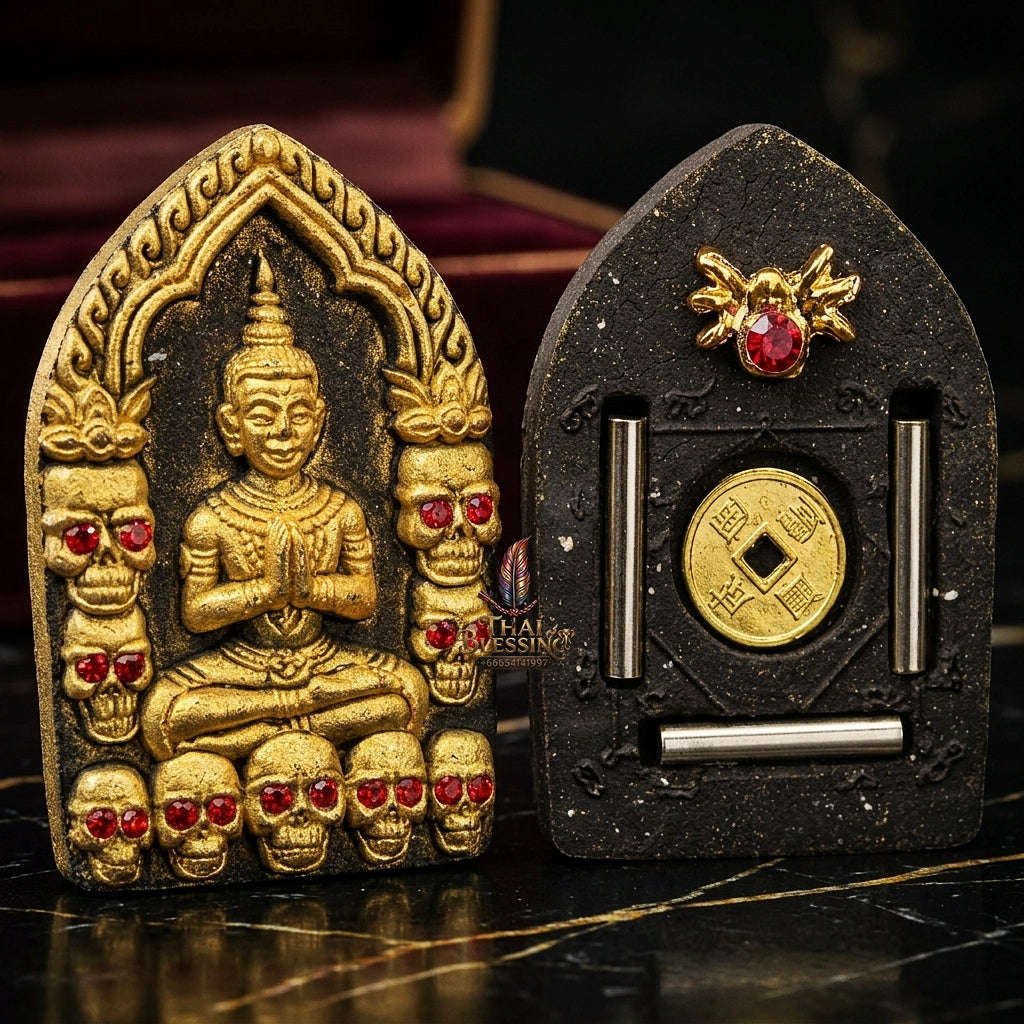💥 THE SUPREME MILLIONAIRE'S WEALTH MASTERPIECE: THE LUANG PHO KLOM MAHA LAF NGERN LAN KHUN PHAEN!  Sacred "Khun Phaen Phrai Thong Riak Sap Krasip Choke Thai Blessing Co By RURUECHA