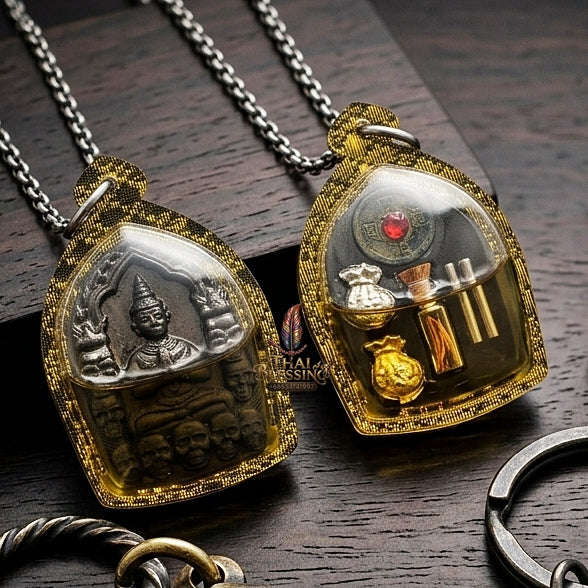 💥 THE SUPREME WHISPERING FORTUNE MASTERPIECE: THE LUANG PHO KLOM MAHA BHUT PHRAI THONG KHUN PHAEN!  Sacred "Khun Phaen Phrai Thong Riak Sap Krasip Choke Thai Blessing Co By RURUECHA