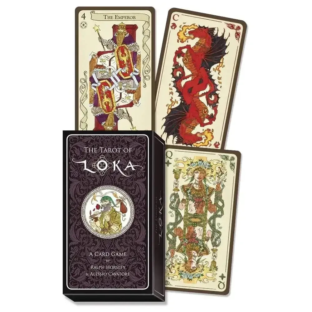 Tarot of Loka – 80-Card Divination and Game Deck Infused with Sacred Blessings for Spiritual Growth and Social Fun