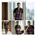 The Timeless Icon Edition Premium Men's Retro Character Graphic Shirt - High-Definition Vintage Animation Art Couples' Matching Halloween Style Hawaiian Beach Shirt, Breathable Quick-Dry Urban-Holiday Short-Sleeve Apparel Thai Blessing Co By