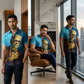 The Timeless Icon Edition Premium Men's Retro Character Graphic Shirt - High-Definition Vintage Animation Art Couples' Matching Halloween Style Hawaiian Beach Shirt, Breathable Quick-Dry Urban-Holiday Short-Sleeve Apparel Thai Blessing Co By
