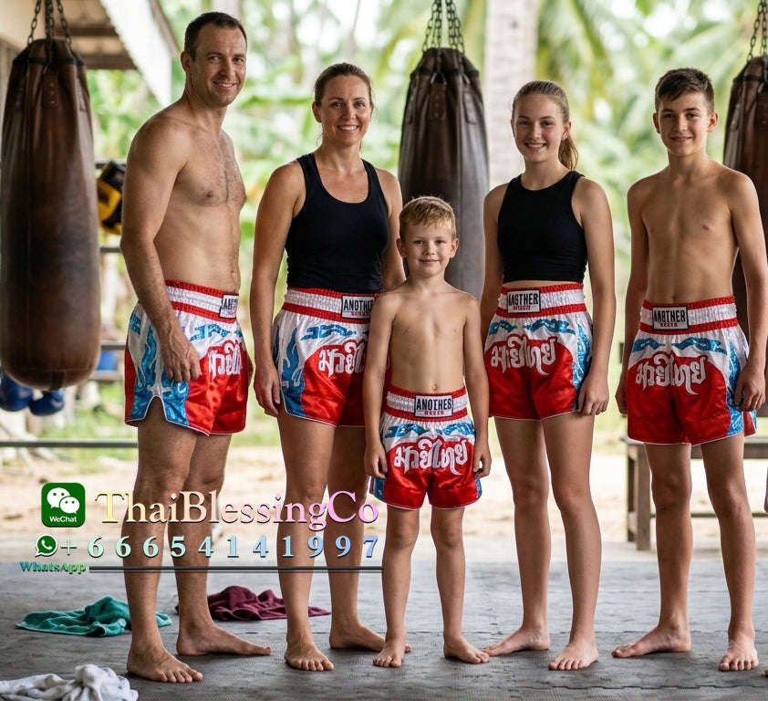 🏮 The Titan Striker: Professional Heavyweight Satin Muay Thai Shorts – Modern High-Performance Combat Trunks, Handcrafted Premium Quality for Adults and Kids