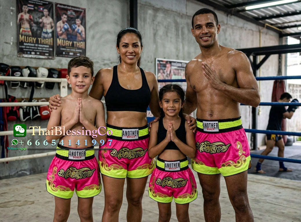 🏮 The Titan Striker: Professional Heavyweight Satin Muay Thai Shorts – Modern High-Performance Combat Trunks, Handcrafted Premium Quality for Adults and Kids