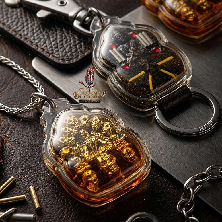 💥 THE ULTIMATE OIL-IMMERSED EASTERN MASTERPIECE OF NECROMANTIC SEDUCTION: THE LUANG PHO KHOEN OIL-SEALED TEN-SKULL KHUN PHAEN!  Sacred "Khun Phaen Sip Kalok Thai Blessing Co By RURUECHA
