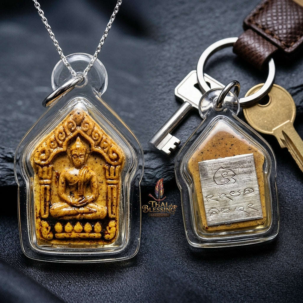 💥 THE ULTIMATE PAN-ASIAN MASTERPIECE OF 3-YEAR MULTI-MASTER CONSECRATION: THE BAAN KHUM TEWA KHUN PHAEN MAHA SANEH MUEN MON (SPECIALLY PAINTED MASTER TEACHER EDITION)! Thai Blessing Co By RURUECHA