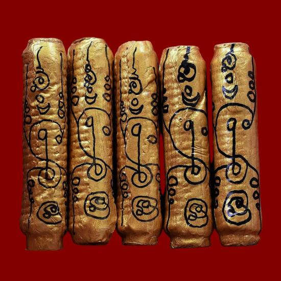 🦅 The Wealth-Gripping Legend: Vintage 2011 "Takrut Ka Kab Sub" by Luang Pu Noy, Wat Bo Luang – The Ultimate Talisman for Financial Mastery