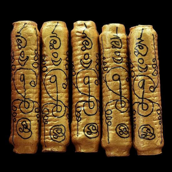 🦅 The Wealth-Gripping Legend: Vintage 2011 "Takrut Ka Kab Sub" by Luang Pu Noy, Wat Bo Luang – The Ultimate Talisman for Financial Mastery