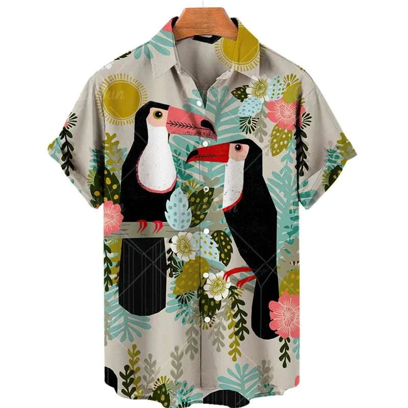 ✨ The Wild Feline Edition: Premium Men’s 3D Angry Cat Hawaiian Shirt – High-Definition Stereo Visual Graphic, Oversized Breathable Summer Tee, Ultra-Realistic Animal Print Short-Sleeve, and Sophisticated Urban-Holiday Performance Shirt (S-5XL) CS2024AQ407