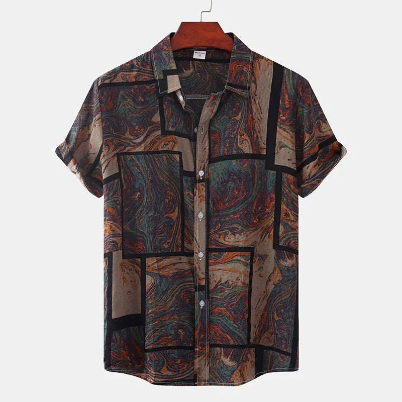 🏝️ The Y2K-Luxe Horizon Hawaiian Shirt: Premium Men’s Oversized Vintage Top – High-Definition Graphic Print, Ultra-Breathable Cooling Fabric, and Signature Harajuku-Style Loose Fit (S-6XL) CS2024AT1661