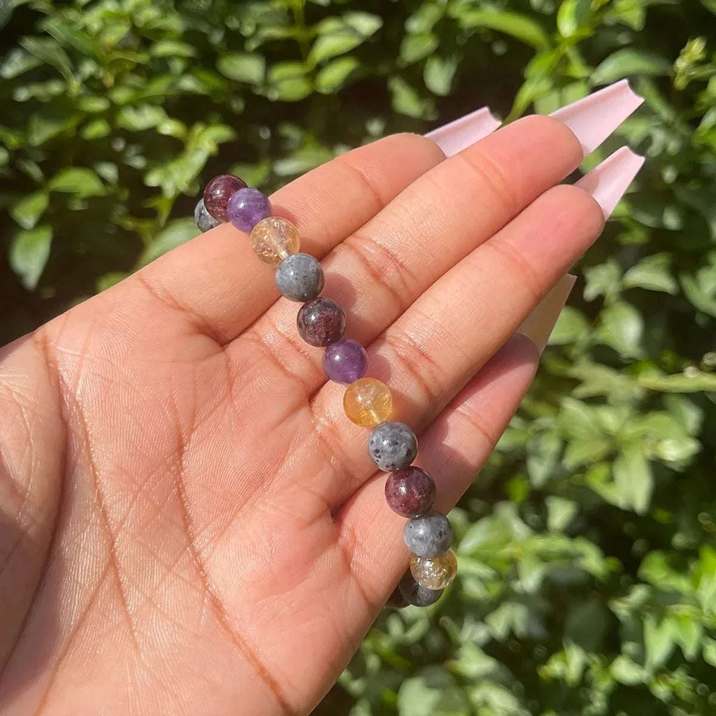 🌙🔥 The "Yin-Yang" Success Bracelet: Moonstone & Red Agate for Wealth & Intuition