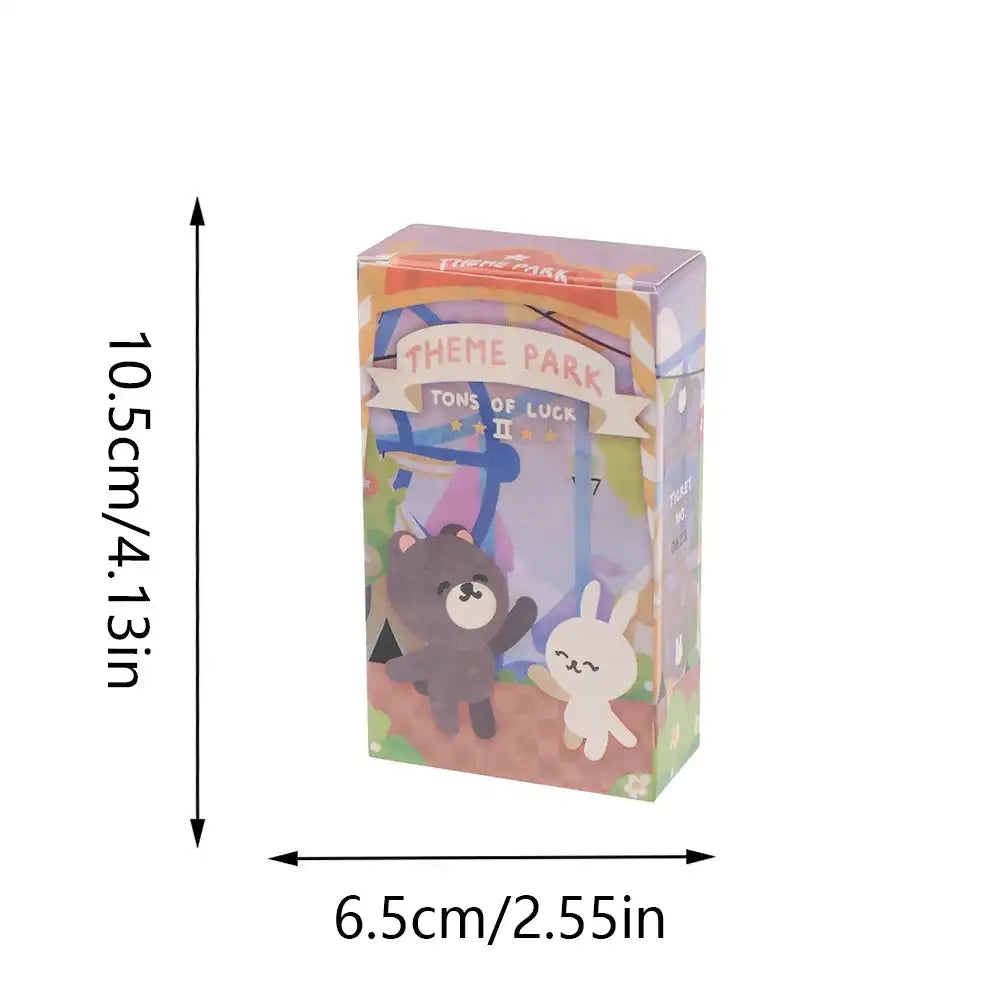 🎡Theme Park Tarot Card Prophecy Deck – Family Party Board Game for Divination, Fate, and Fortune Telling