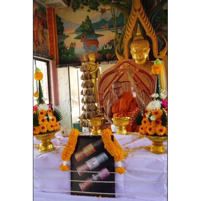 Thick Silver Takrut for Good Luck Amulet for Wealth & Success