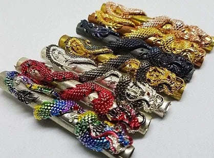 ✨ Thousand-Billion Dragon Takrut Amulet – Supreme Protection & Prosperity by Luang Pho Supoj, Wat Srisongtham