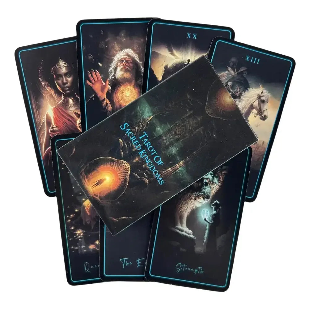 🔥Three Kingdoms Tarot Deck – 78-Card English Version Inspired by Historical Legends for Divination and Fun Party Board Game