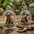 Tiger Amulet Thai Amulet Protection talisman good luck charm spiritual jewelry Sacred Tiger Guardian Sovereign Authority & Alpaca Nickel-Silver Metallurgy Thai Blessing Co By RURUECHA