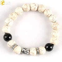 ✨ Tiger Eye 7 Chakras 108 Mala Bracelet – Natural Stone 6mm Beaded Tibetan Buddhist Yoga Jewelry