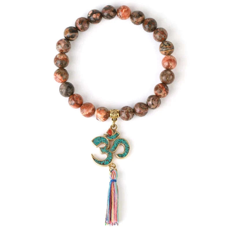 ✨ Tiger Eye 7 Chakras 108 Mala Bracelet – Natural Stone 6mm Beaded Tibetan Buddhist Yoga Jewelry