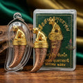 Tiger Pendant Thai Amulet Protection talisman good luck charm spiritual jewelry Sovereign Hypnotic Tiger Spellcraft & Impenetrable Defense Khiao Suea Sakot Phut Tha Khom Sacred Divine Thai Blessing Co By RURUECHA