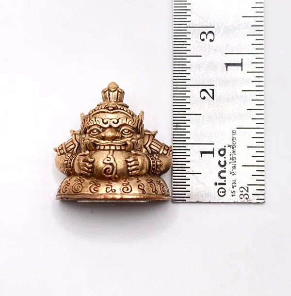 ✨ Transform Your Fortune – Phra Rahu Duang Setthi Satin Bronze Amulet for Protection & Abundance ✨