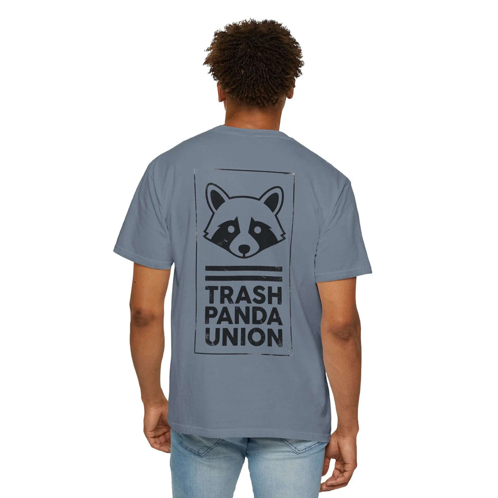Trash Panda Union Raccoon Shirt, Funny Animal Humor Tee, Raccoon Graphic T-Shirt, Meme Streetwear Gift, Black and White