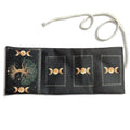 🌟 Tree of Life MoonTarot Storage Pouch & Tarot Cards Set – Elegant Mystical Flowers & Plants Design for Astrological Divination ZBD(102) 1PC