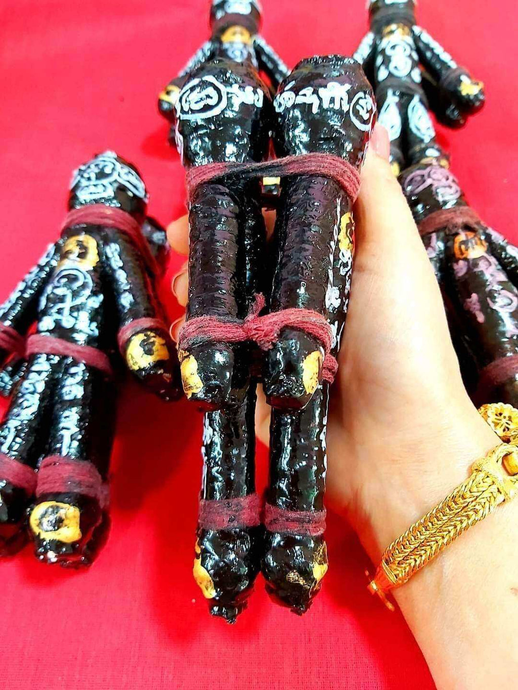 🛡️ Twin Hun Payont Guardian Statue Blessed by Luang Pho Poon for Protection and Prosperity