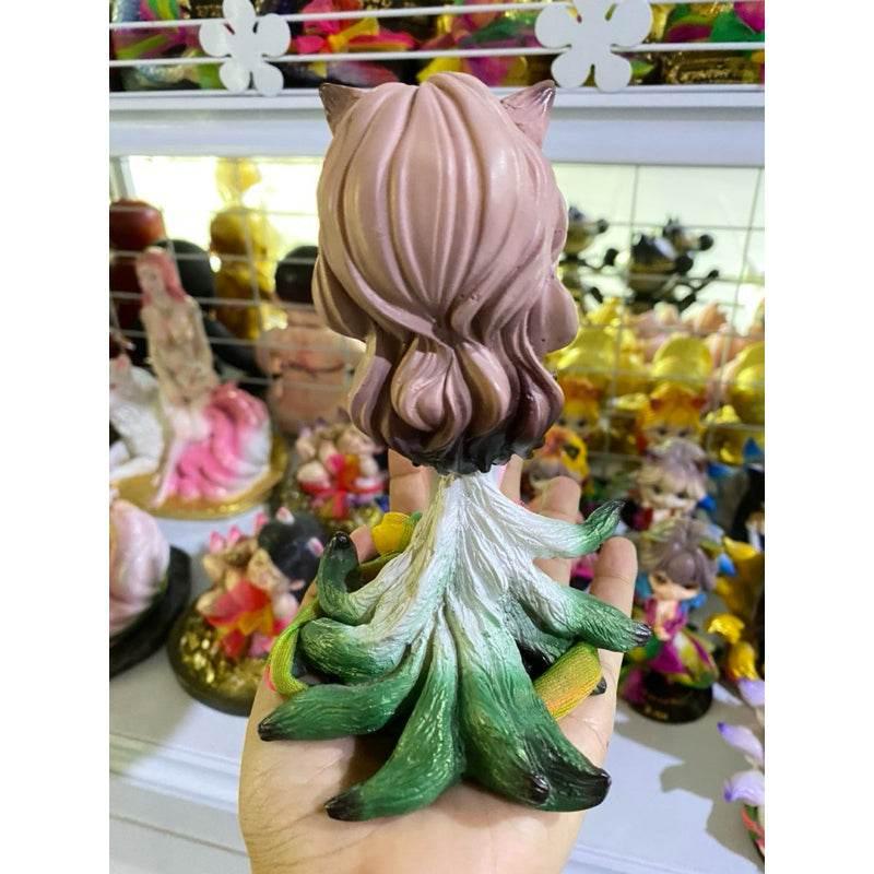 Unique Spiritual Gifts from Thailand - Nang Jing Jok Nine Tails Fox Figurines