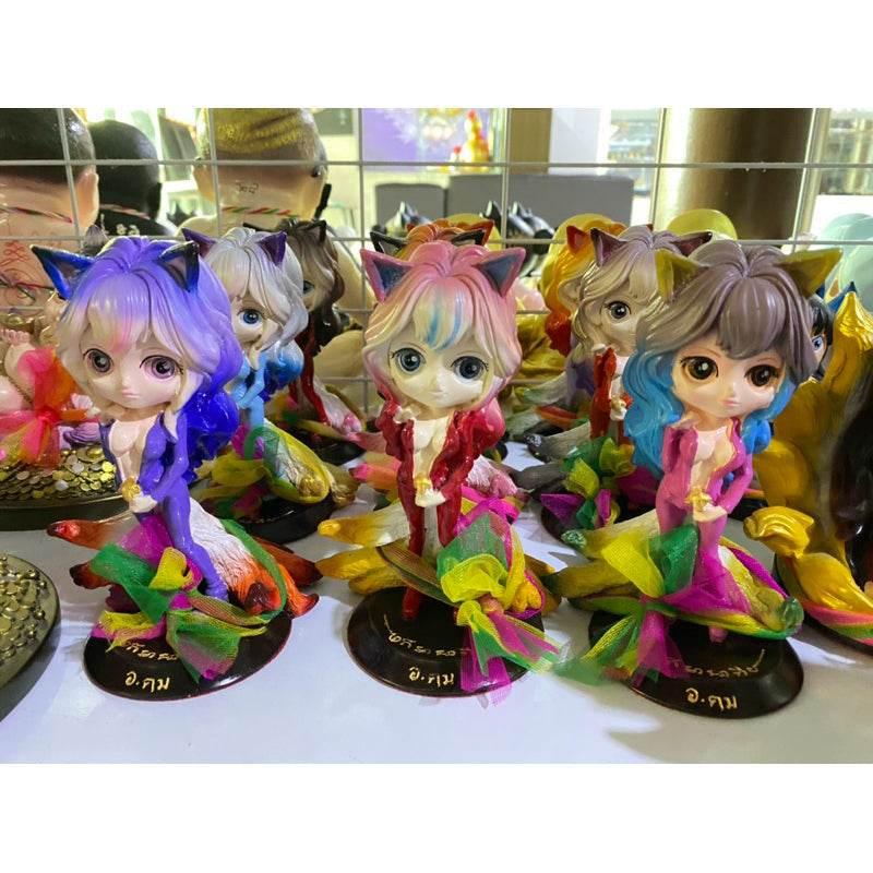 Unique Spiritual Gifts from Thailand - Nang Jing Jok Nine Tails Fox Figurines