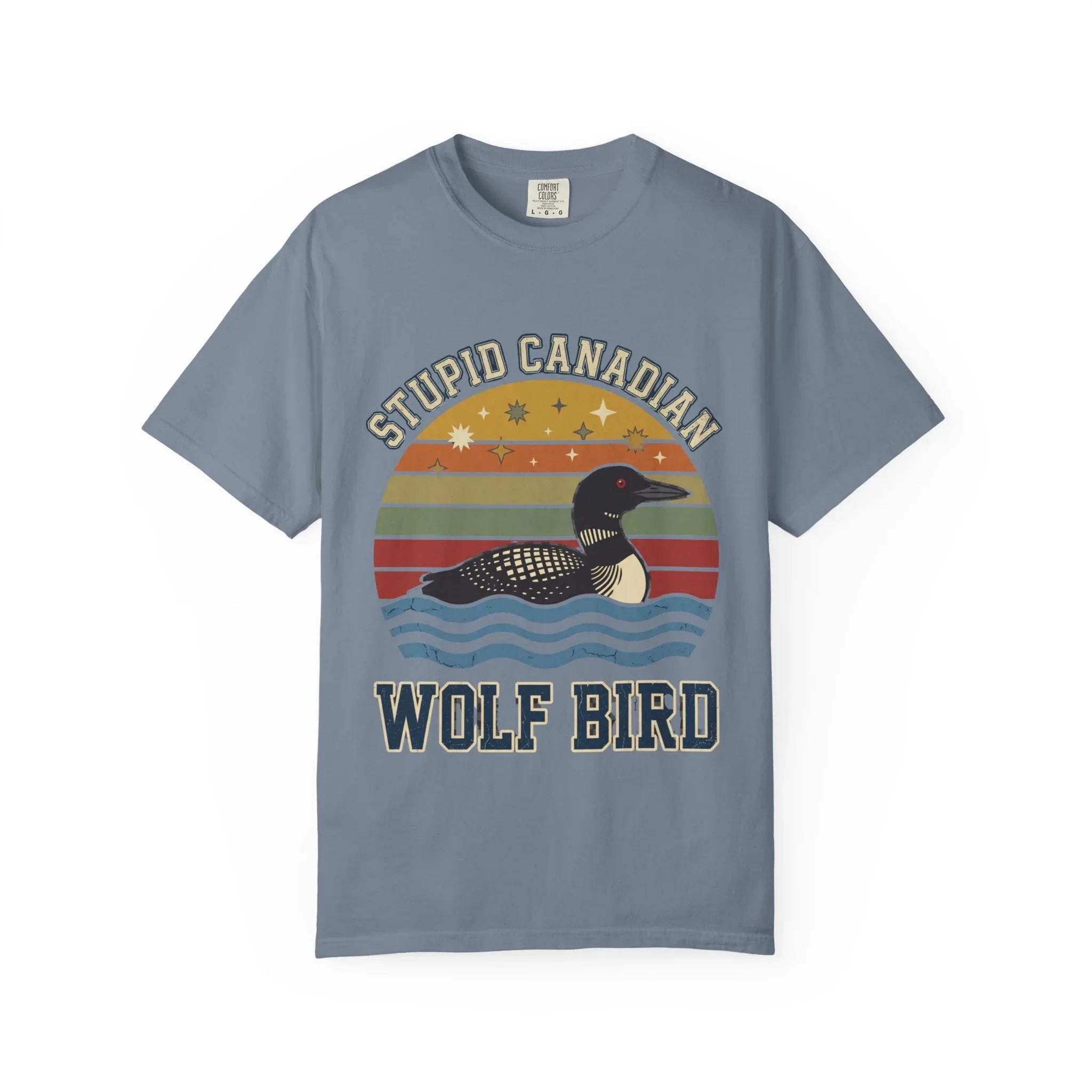 Unisex Garment-Dyed T-shirt Blue Jean