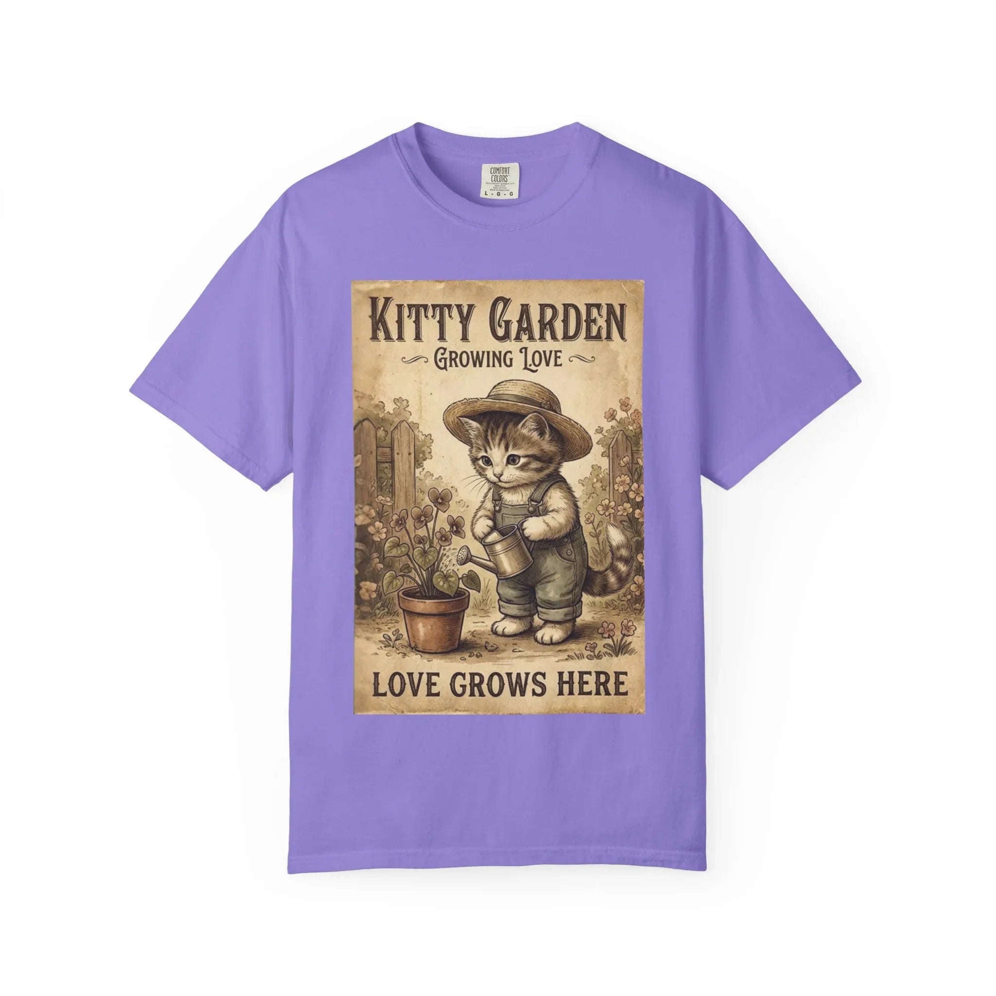 Unisex Garment-Dyed T-shirt Violet