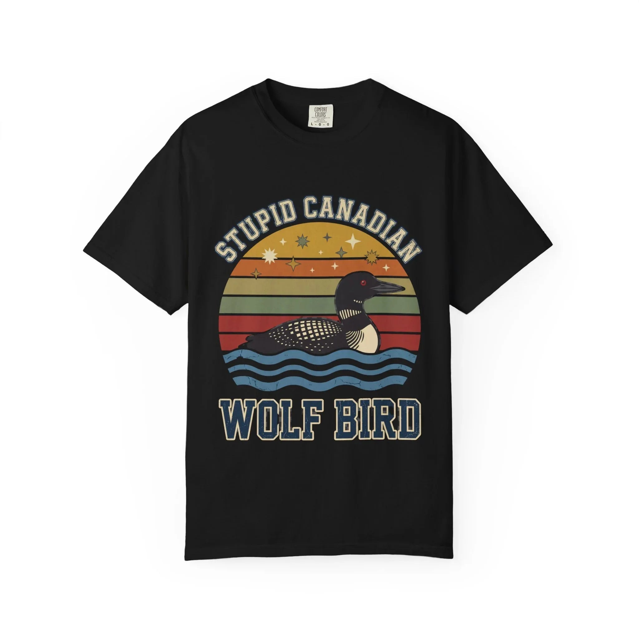Unisex Garment-Dyed T-shirt Black
