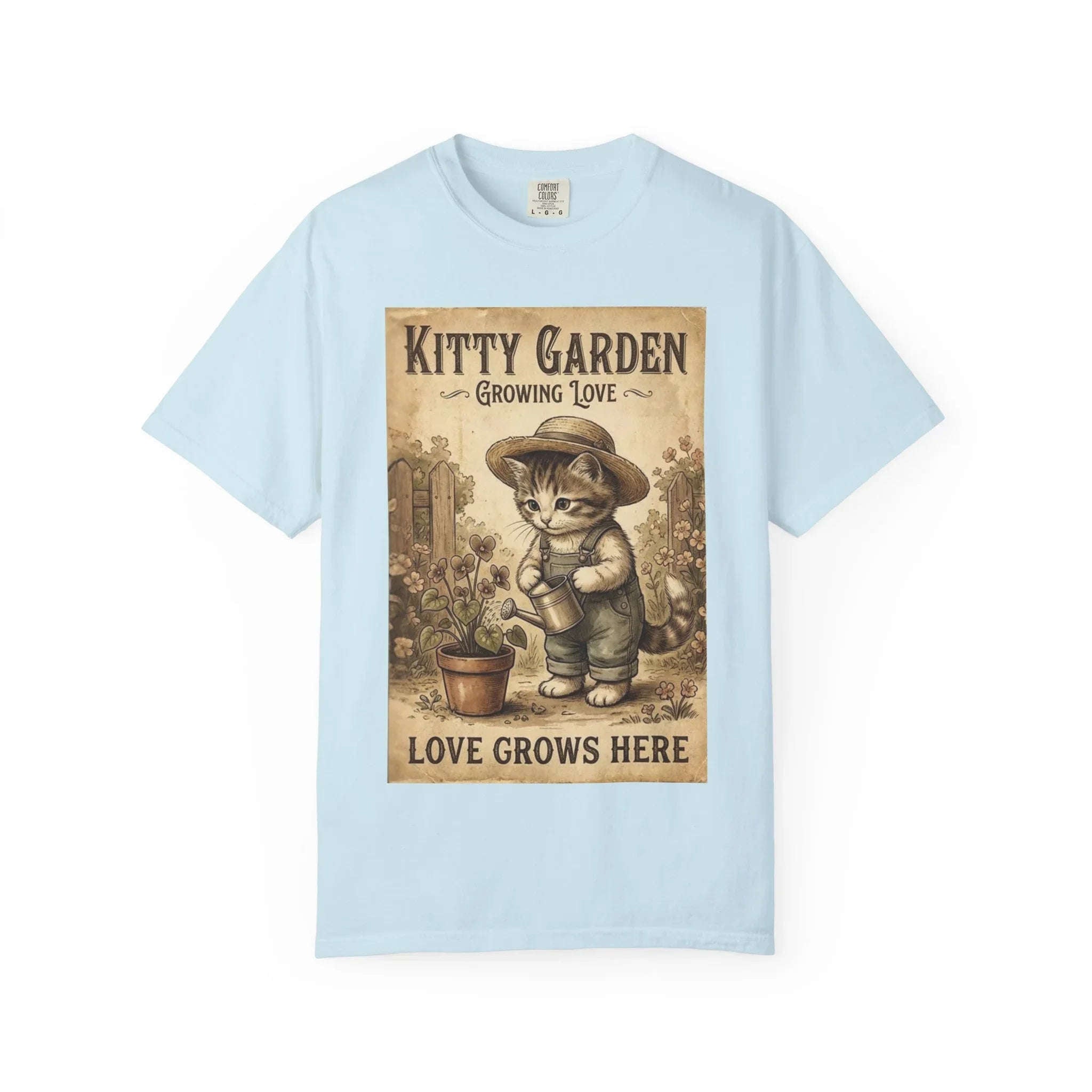 Unisex Garment-Dyed T-shirt Chambray