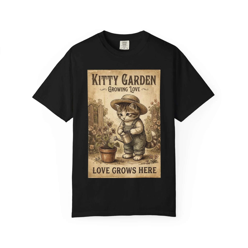 Unisex Garment-Dyed T-shirt Black