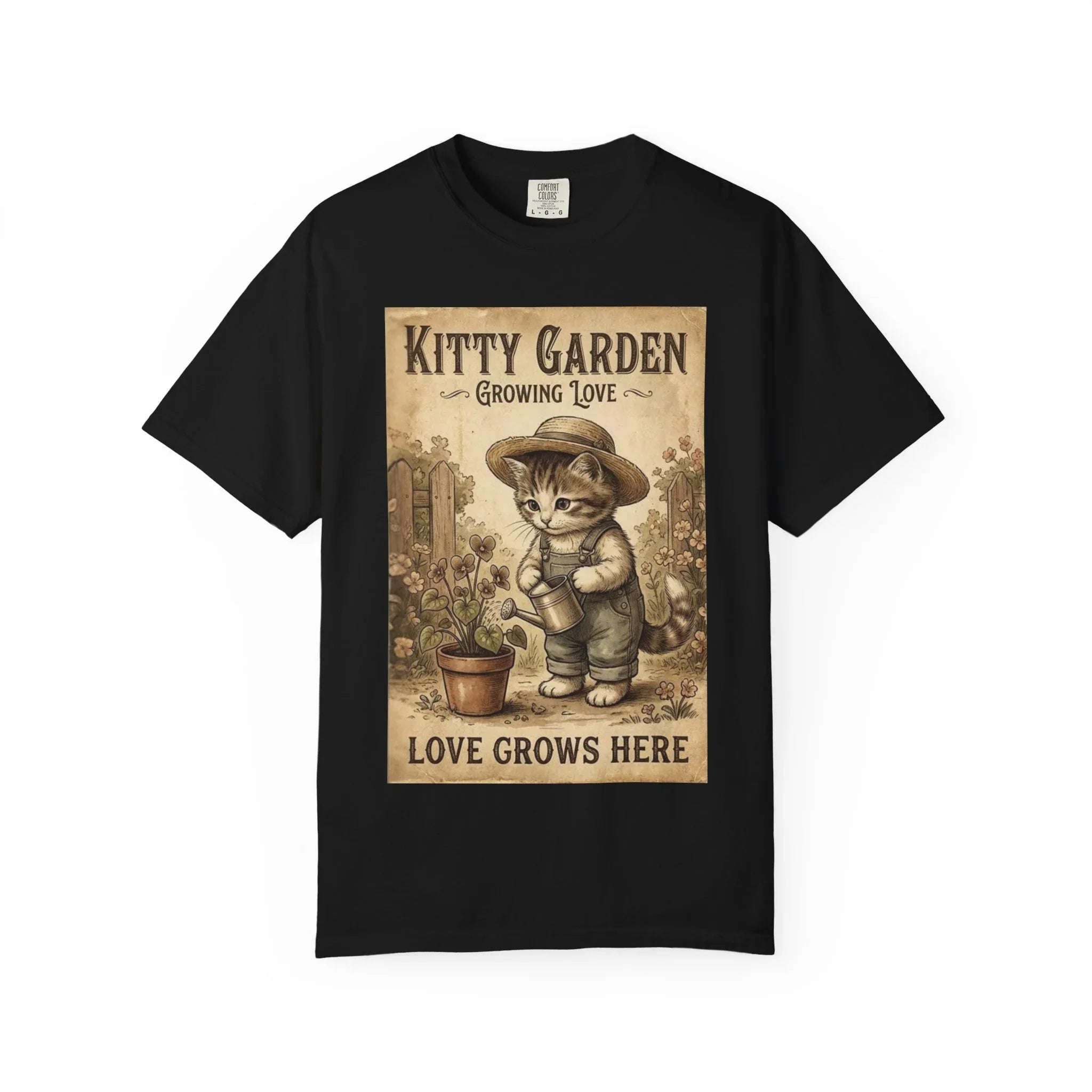 Unisex Garment-Dyed T-shirt Black