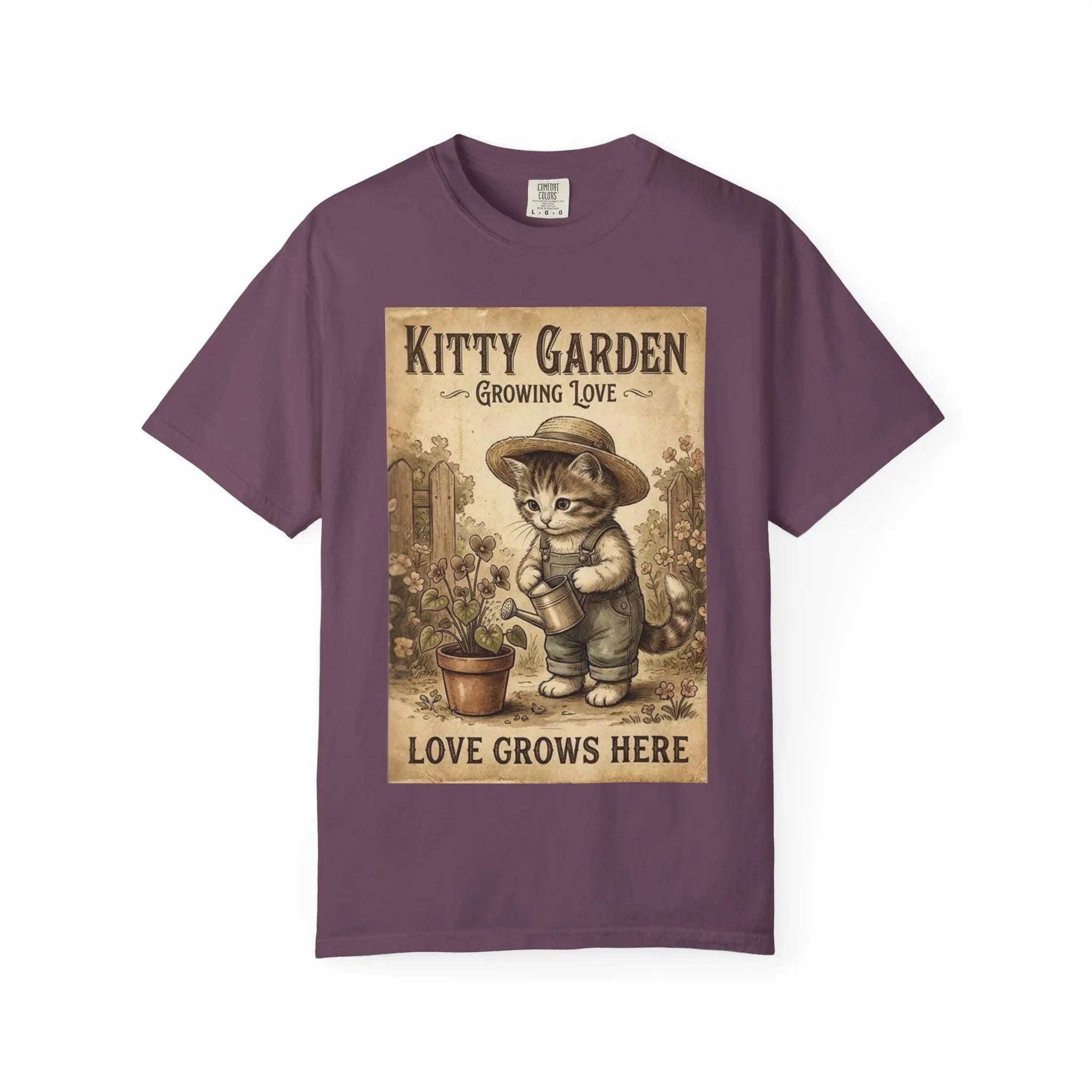Unisex Garment-Dyed T-shirt Berry M