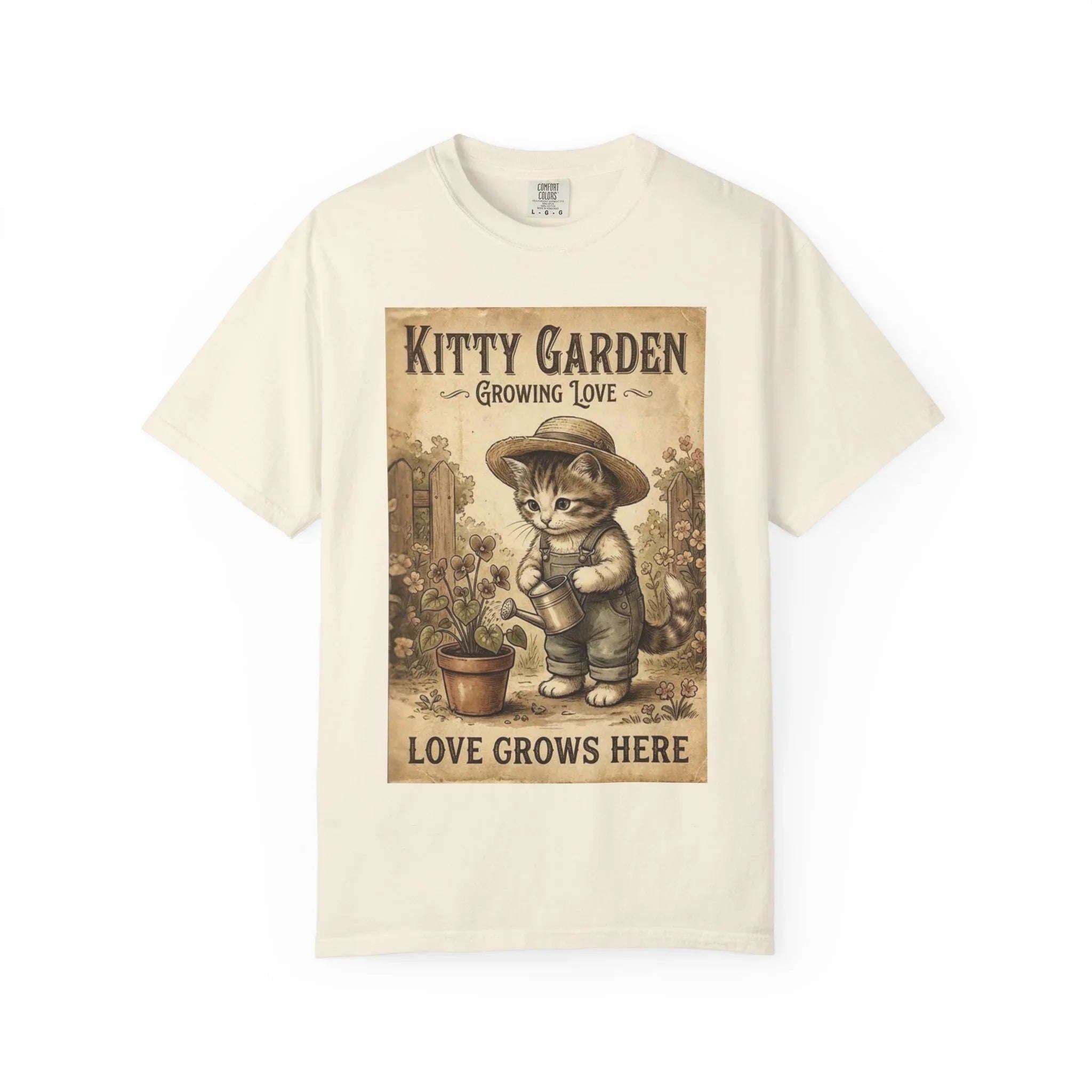 Unisex Garment-Dyed T-shirt Ivory