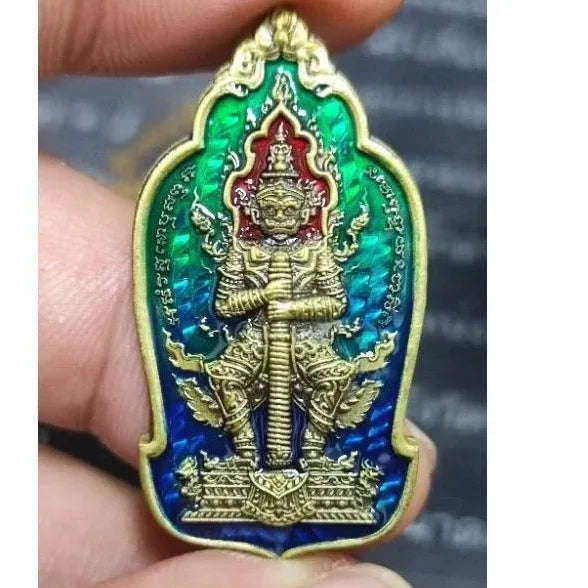 Unlock Limitless Merit and Protection with Sacred Phaya Purisat Medal by Revered Masters